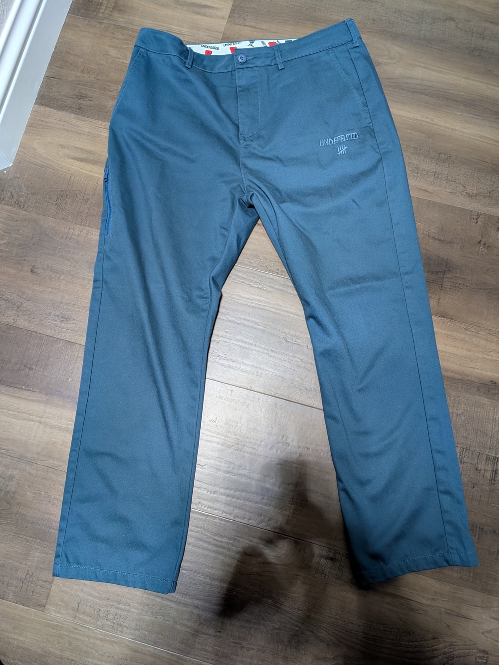 Undefeated Men's Teal Work Pants